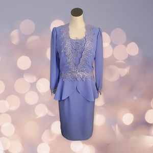 90s Formal 2pc Dress